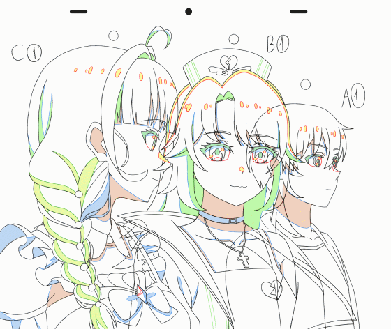 KEY ANIMATION (GENGA)